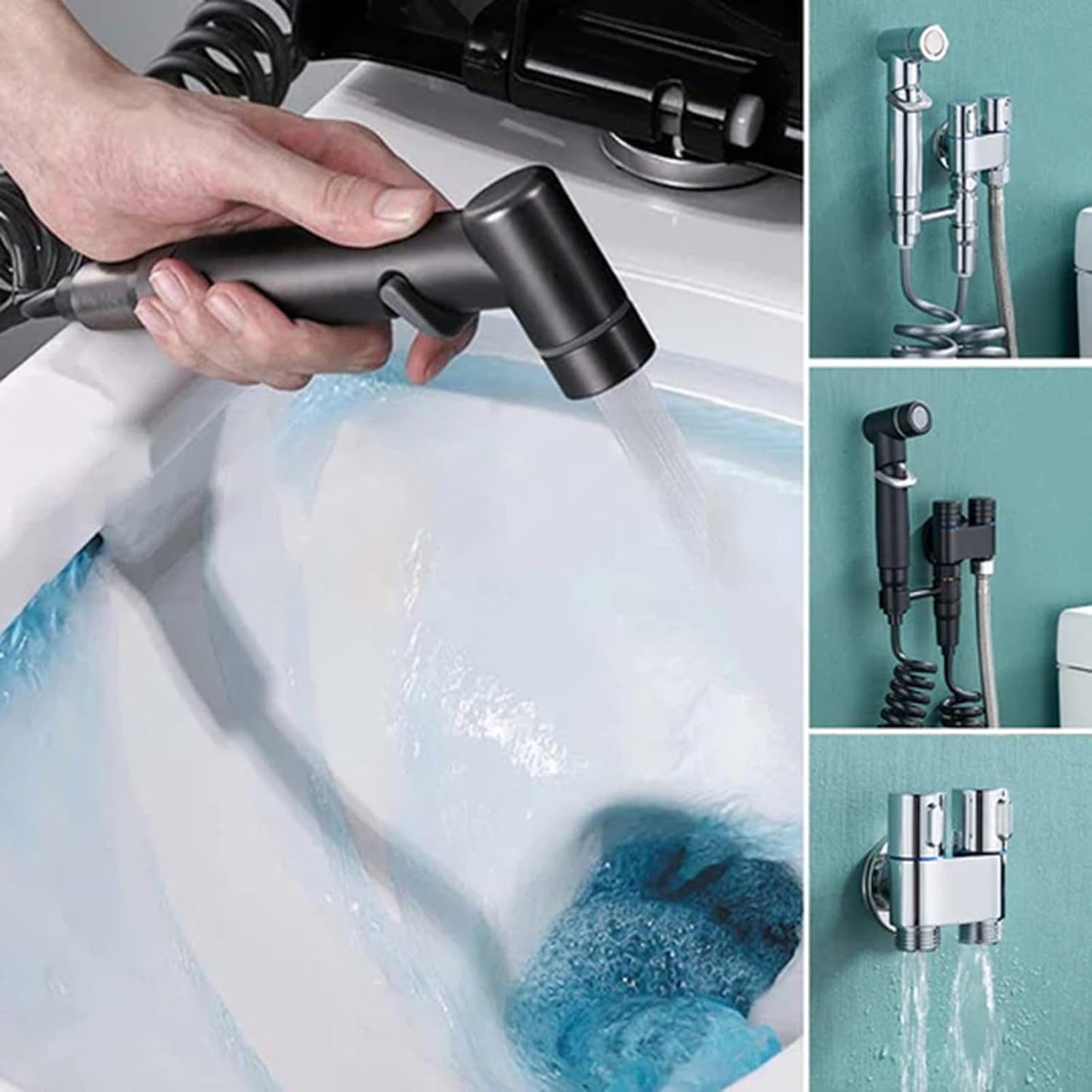 HydroClean Pro™ La Pistola Rociadora Que Convierte Tu Baño En Un Espacio Más Limpio, Cómodo Y Funcional